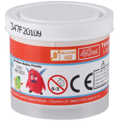 MP τέμπερα ζωγραφικής PP610-01, 40ml, λευκή