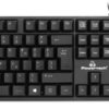 POWERTECH set ποντίκι & πληκτρολόγιο PT-1075, ενσύρματο, 1000DPI, μαύρο