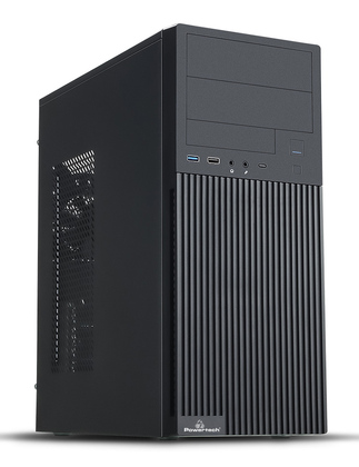 POWERTECH PC Case PT-1308 με 550W PSU, ATX, 330x175x405mm, μαύρο