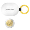 POWERTECH earphones με θήκη φόρτισης PT-1393, True Wireless, 6mm, 25/230mAh, λευκά