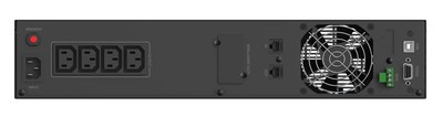 POWERTECH UPS Line Interactive PT-1408 για rack 2U, με οθόνη, 2200VA/1540W, 4x DC output