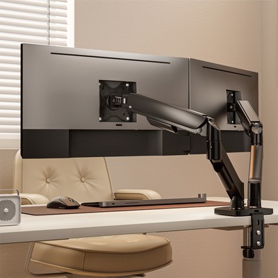 POWERTECH βάση γραφείου για 2x οθόνες PT-1425, 17-32", έως 9kg