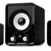 POWERTECH ηχεία Essential sound PT-843, 2.1, 5W + 2x 3W, 3.5mm, μαύρα