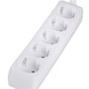 POWERTECH πολύπριζο PT-869, 5x schuko, 16A, 1.5m, λευκό