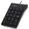 POWERTECH ενσύρματο αριθμητικό πληκτρολόγιο PT-938, USB, μαύρο