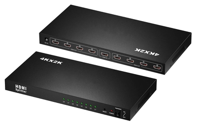 POWERTECH HDMI splitter PTH-049, 8 σε 1, 4K, μαύρο