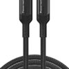 POWERTECH καλώδιο USB-C PTR-0136, PD 100W, 20Gbps, copper, 1m, μαύρο