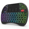 RIITEK ασύρματο πληκτρολόγιο Mini X8 με touchpad, RGB backlit, 2.4GHz