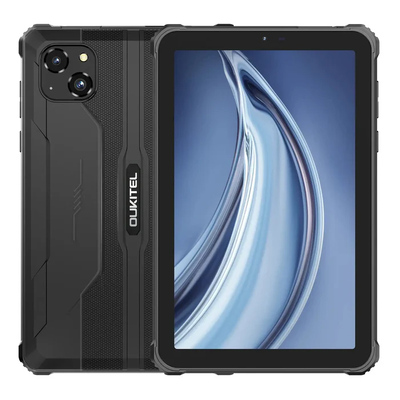 OUKITEL tablet RT3 Pro, 8", 4/128GB, 4G, 5150mAh, IP68/IP69K, μαύρο
