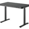 BRATECK ηλεκτρικό γραφείο S08-22DSWW με συρτάρι, 118x60x72~120cm, μαύρο