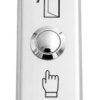 SECUKEY Χωνευτό μπουτόν SCK-CBUTTON1, 3Α, ασημί