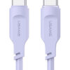 USAMS καλώδιο USB-C σε USB-C US-SJ567, 100W PD, 1.2m, μωβ