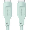 USAMS καλώδιο USB-C σε USB-C US-SJ567, 100W PD, 1.2m, πράσινο