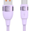 USAMS καλώδιο USB-C σε USB US-SJ630, 66W, 480Mbps, 1.2m, μωβ