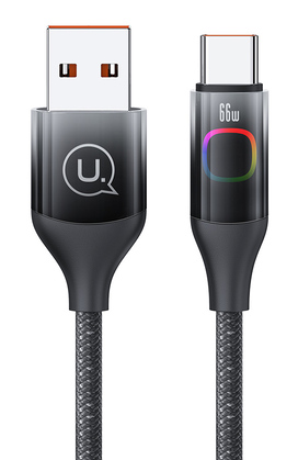 USAMS καλώδιο USB-C σε USB US-SJ636, 66W, 1.2m, μαύρο