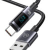 USAMS καλώδιο USB-C σε USB US-SJ673, 66W, 480Mbps, 1.2m, μαύρο