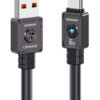 USAMS καλώδιο USB-C σε USB US-SJ686, 66W, 480Mbps, 1.2m, μαύρο