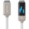 USAMS καλώδιο USB-C SJ744, 100W, 480Mbps, 1.2m, λευκό