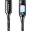 USAMS καλώδιο Lightning σε USB-C SJ749, 30W, 480Mbps, 1.2m, μαύρο