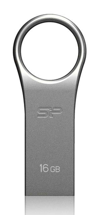 SILICON POWER USB Flash Drive Firma F80, 16GB, USB 2.0, ασημί
