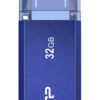 SILICON POWER USB Flash Drive Helios 202, 32GB, USB 3.2, μπλε