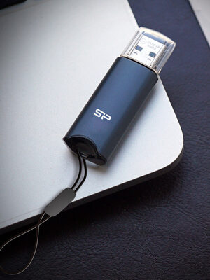 SILICON POWER USB Flash Drive Marvel M02, 256GB, USB 3.2, μπλε