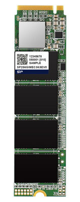 SILICON POWER industrial SSD NVMe PCIe Gen3x4 M.2 2280 MEC3K0E, 256GB, 2.600/2.000MBps, 3D TLC, -20~75 °C