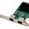 POWERTECH κάρτα επέκτασης PCIe σε 2x RJ45 2.5G ST7275, RTL8125B