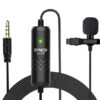 SYNCO μικρόφωνο Lav-S6E με clip-on, omnidirectional, 3.5mm, 6m, μαύρο