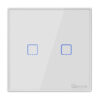 SONOFF smart διακόπτης T2EU2C-RF 433MHz, αφής, διπλός, λευκός