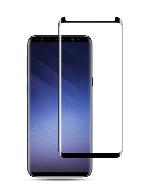 POWERTECH Tempered Glass 3D, Mini, Full glue, για Samsung S9, Black