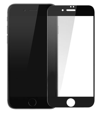 POWERTECH Tempered Glass 5D Full Glue για iPhone 8, Black