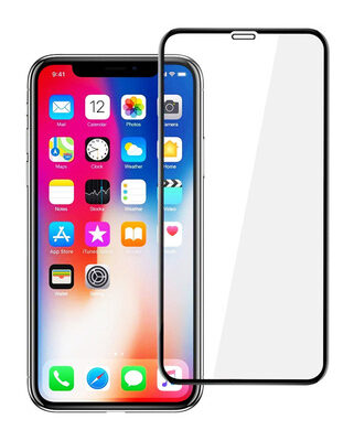 POWERTECH Tempered Glass 5D Full Glue για iPhone XS Max, Black