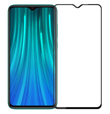 POWERTECH Tempered Glass 5D, Full Glue, Xiaomi Redmi Note 8 Pro, μαύρο