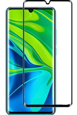 POWERTECH Tempered Glass 3D, Full Glue, Xiaomi Mi Note 10/10 Pro, μαύρο