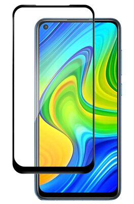 POWERTECH Tempered Glass 5D, full glue, για Xiaomi Redmi Note 9, μαύρο