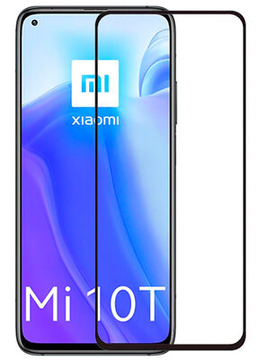 POWERTECH Tempered Glass 5D, full glue, Xiaomi Mi 10T/Lite/Pro 5G, μαύρο