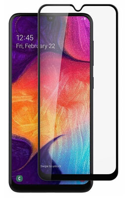 POWERTECH tempered glass 5D TGC-0471, Samsung A20s, full glue, μαύρο
