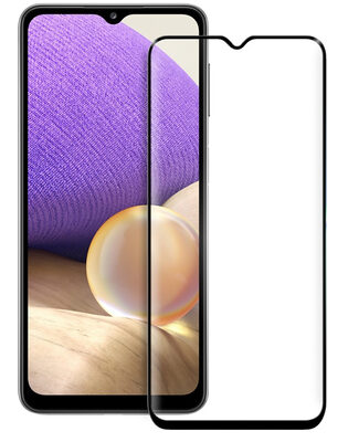 POWERTECH Tempered Glass 5D Full Glue TGC-0483, Samsung A02/A02S, μαύρο