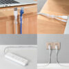 POWERTECH οργανωτής καλωδίων TIES-031, 3.3x1.3x1.2cm, διαφανές, 12τμχ