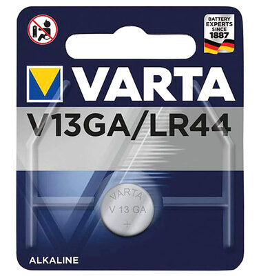 VARTA αλκαλική μπαταρία LR44, 1.5V, 1τμχ