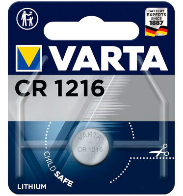 VARTA μπαταρία λιθίου CR1216, 3V, 1τμχ