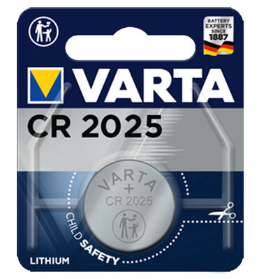 VARTA μπαταρία λιθίου CR2025, 3V, 1τμχ