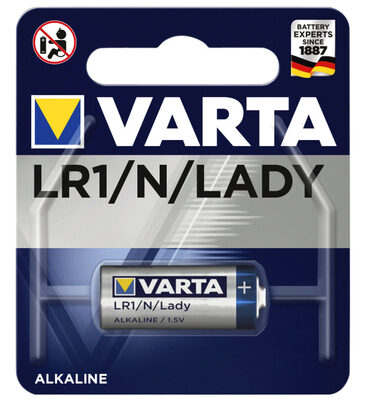 VARTA αλκαλική μπαταρία LADY LR1 N, 1.5V, 1τμχ