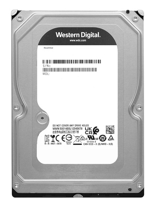 WD σκληρός δίσκος Purple 3.5", 1TB, 64MB, 5400RPM, 6Gb/s, FR