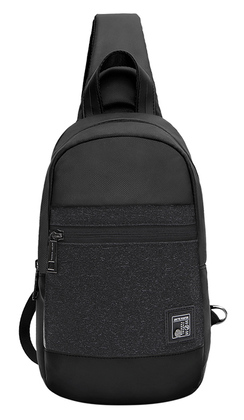ARCTIC HUNTER τσάντα Crossbody XB0060 με θήκη tablet, 4L, μαύρη