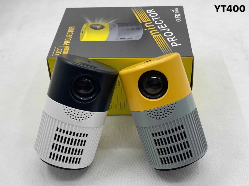 Φορητός Mini προτζέκτορας - YT400 - 1080p - 884423 - Black