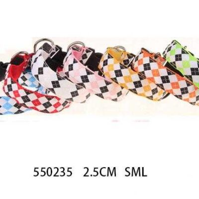 Φωτεινό περιλαίμιο - κολάρο σκύλου - 2.5cm - S/M/L - 12pcs - 550235