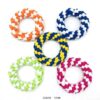 Παιχνίδι σκύλου κρίκος σχοινί - 17cm - 12pcs - 550595