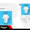 Σετ συνδετήρες αυτοκινήτου - 10pcs - R-F16101-03 - 180853